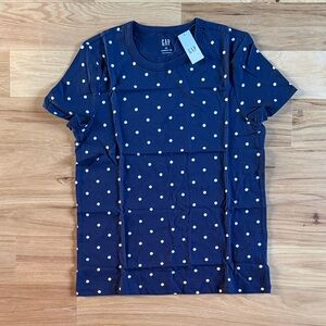 GAP Navy Polka Dot T-Shirt